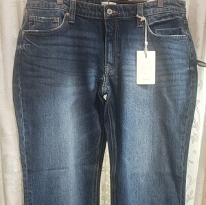 Kancan 90's Boyfriend Cut Blue Jeans 13/30 Size